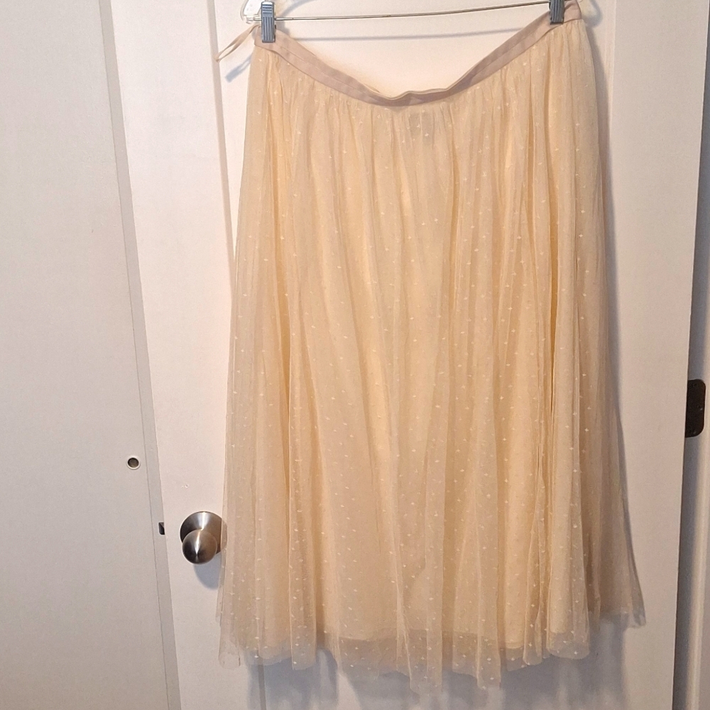 Cream Needle & Thread ballerina skirt sz 14